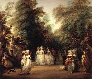 Thomas Gainsborough The mall in St.James's Park oil painting on canvas